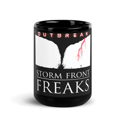 Storm Front Freaks OUTBREAK Black Glossy Mug