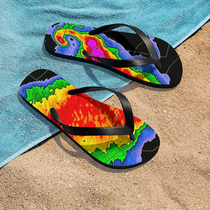 Unisex Radar Flip-Flops