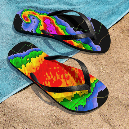 Unisex Radar Flip-Flops